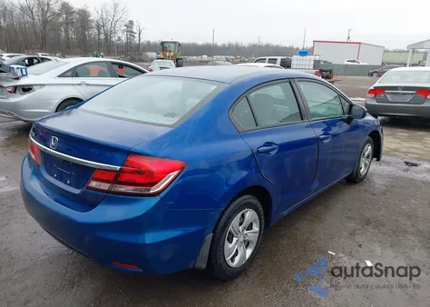 2015 Honda Civic Lx из США, поврежденный, VIN 19XFB2F5XFE218742